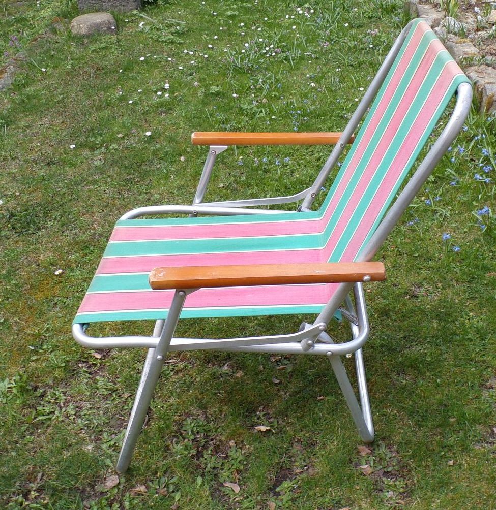 Old Campingstuhl Klappstuhl DDR Retro Look GDR vintage