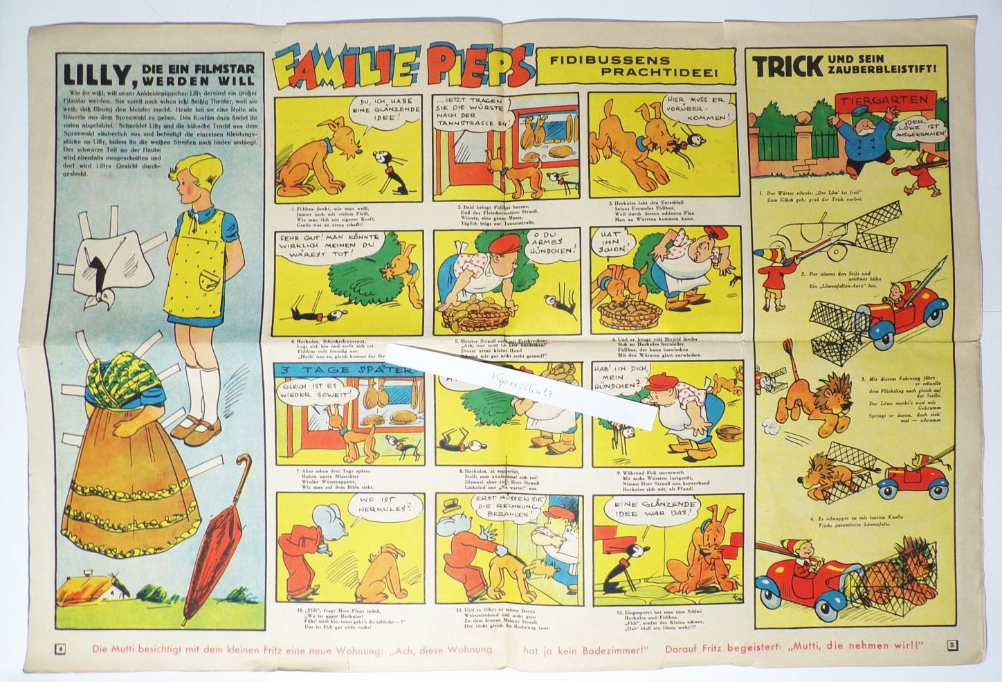 Der Papagei Nr 20 Chemnitz 14 Jhg Auf der Autobahn Prinz Waldemar Comic