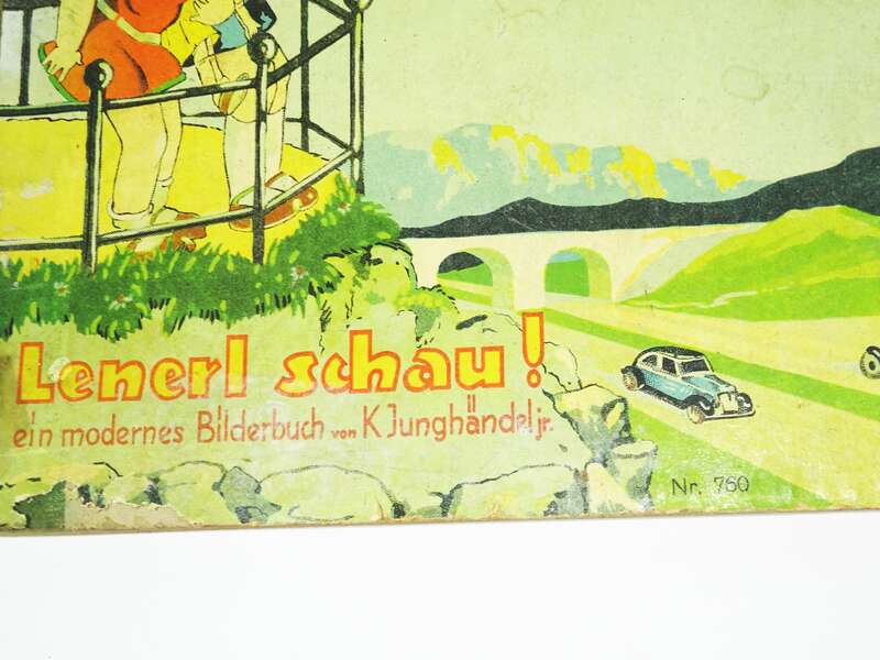 Lenerl schau ! Ein modernes Bilderbuch von K. Junghändel jr. 1930er selten