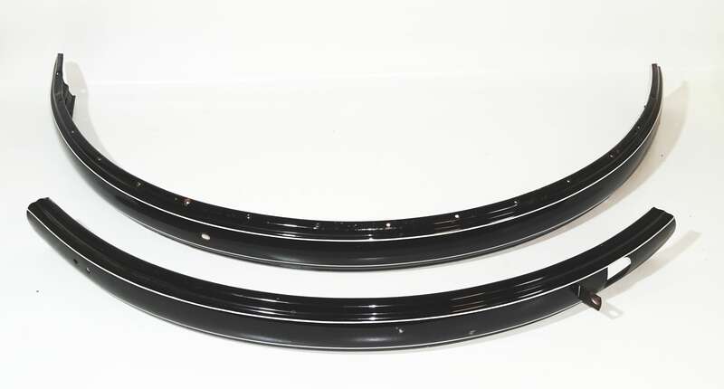 Mifa Schutzbleche Garnitur DT 26 schwarz liniert Modell 35351 DDR unbenutzt