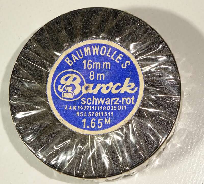 Barock Farbband 5 Stück unbenutzt OVP Schreibmaschinenband 