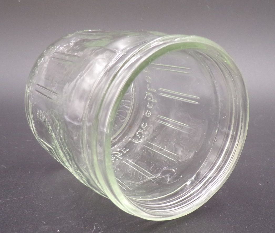 Altes Honigglas Reichsfachgruppe ohne Deckel Deko Imker Werbung