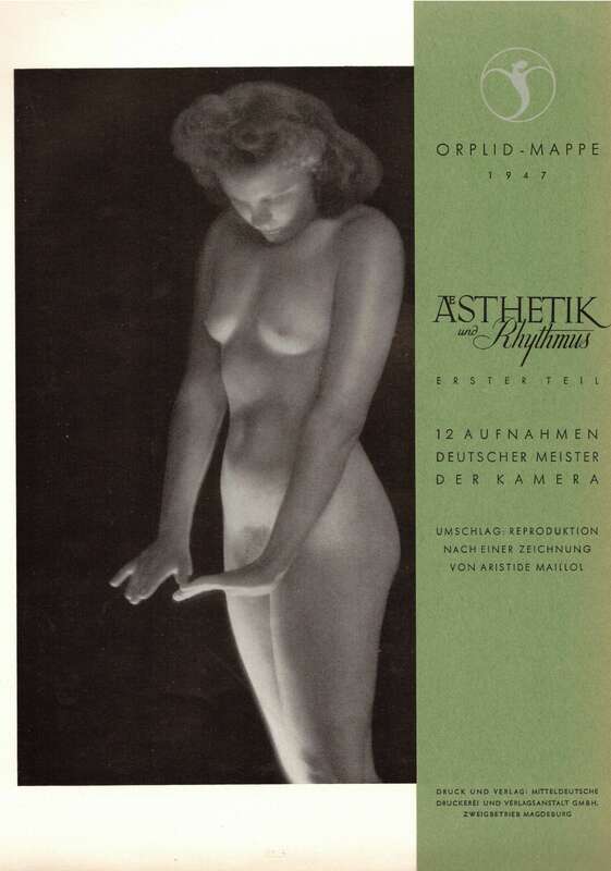 2 Mappen Ästhetik und Rhythmus Orplid-Mappe 1947 Akt Nude Naked !