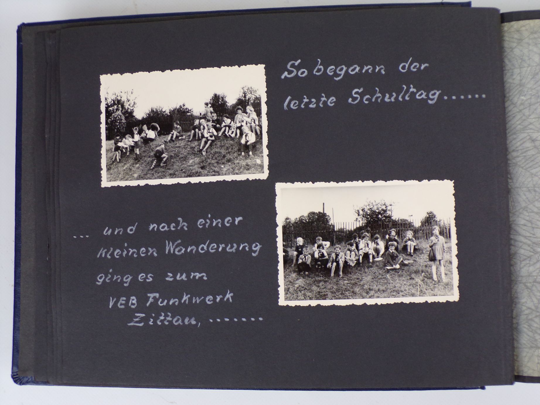 Fotoalbum Schule Zittau FDJ Kinder Kindheit DDR Zeitzeugnis