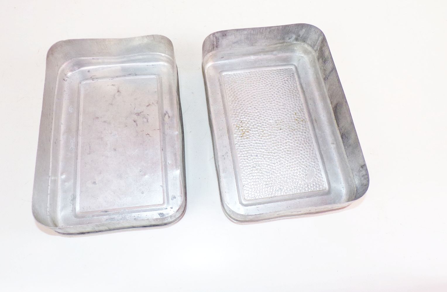 DDR Brotdose Aluminium Bemmbüchse XL Pausenbrot Alu Box vintage