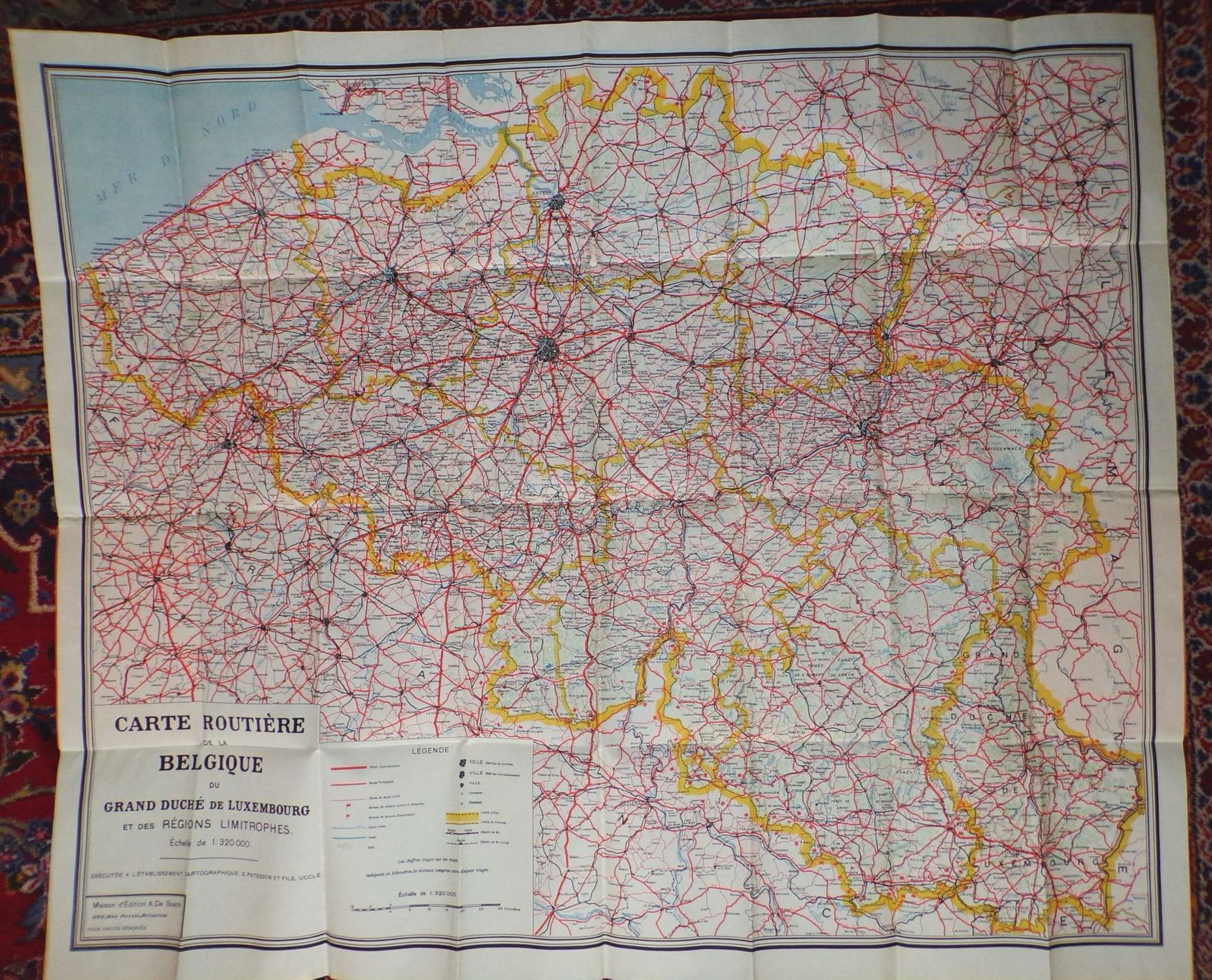 Alte Belgien Landkarte De Boeck Alte Belgien Landkarte De Boeck