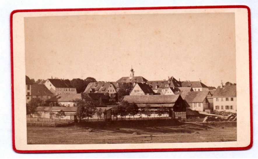 CDV Foto Königsfeld vom Stellwald um 1870 CDV Foto Königsfeld vom Stellwald um 1870