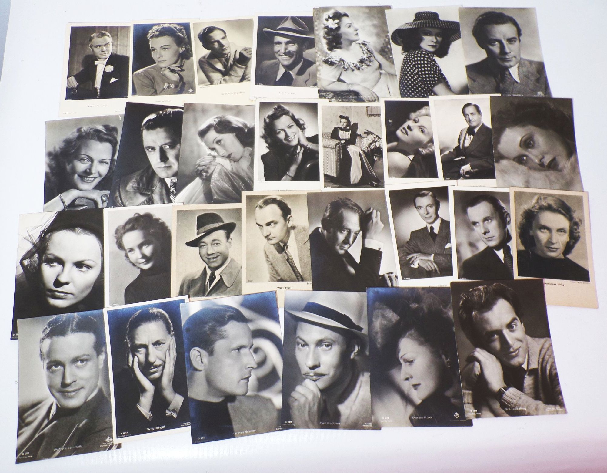 Konvolut Schauspieler Ufa Stars movie 1940er Ansichtskarten Postkarten
