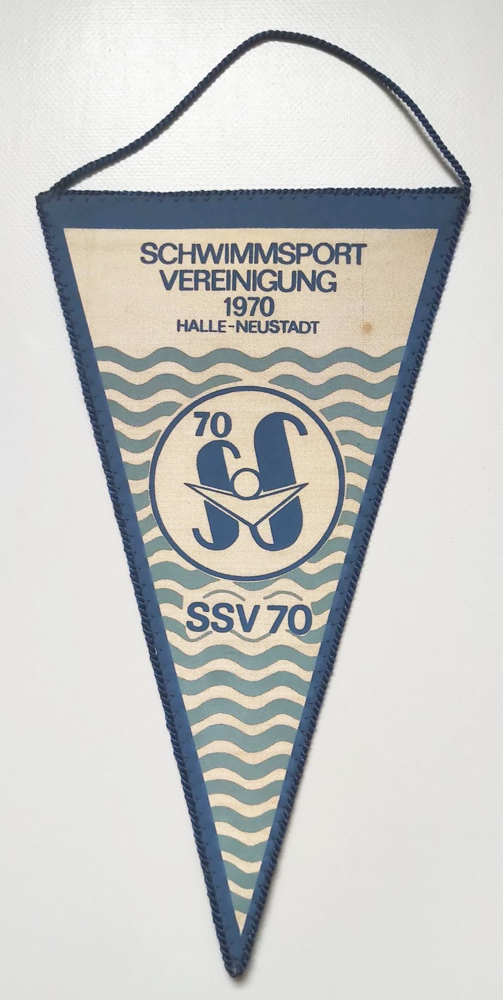 Wimpel Schwimmsport Vereinigung 1970 Halle Neustadt SSV 70 Wimpel Schwimmsport Vereinigung 1970 Halle Neustadt SSV 70