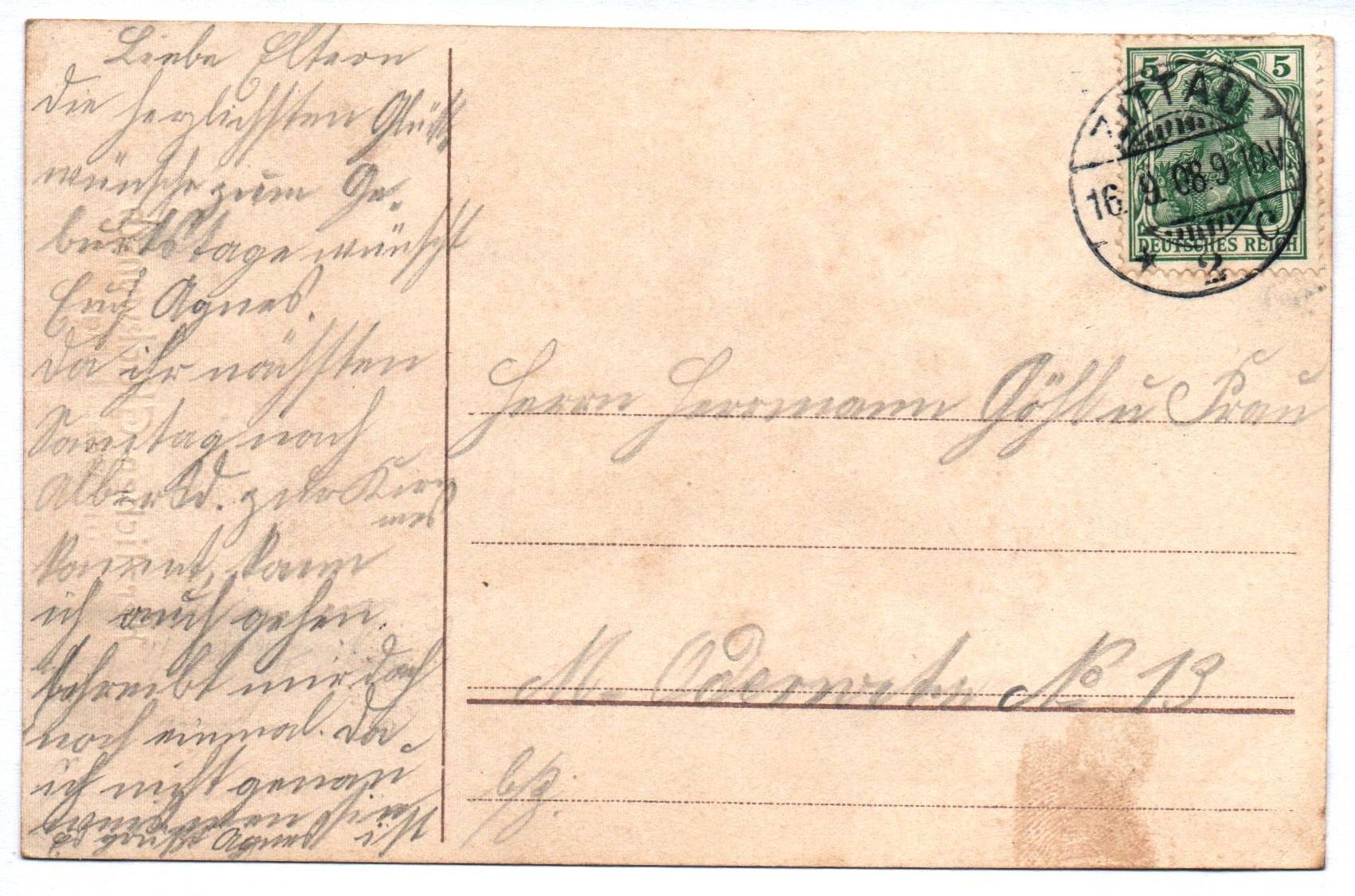 Künstler Ak Herzlichen Glückwunsch zum Geburtstage Mädchen mit Blumen 1908 Künstler Ak Herzlichen Glückwunsch zum Geburtstage Mädchen mit Blumen 1908