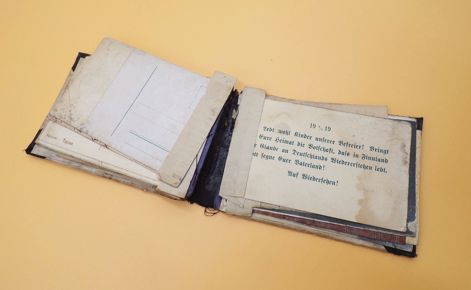 Fotoalbum Finnland 1 Weltkrieg bis 1919 Postkarten Fotos