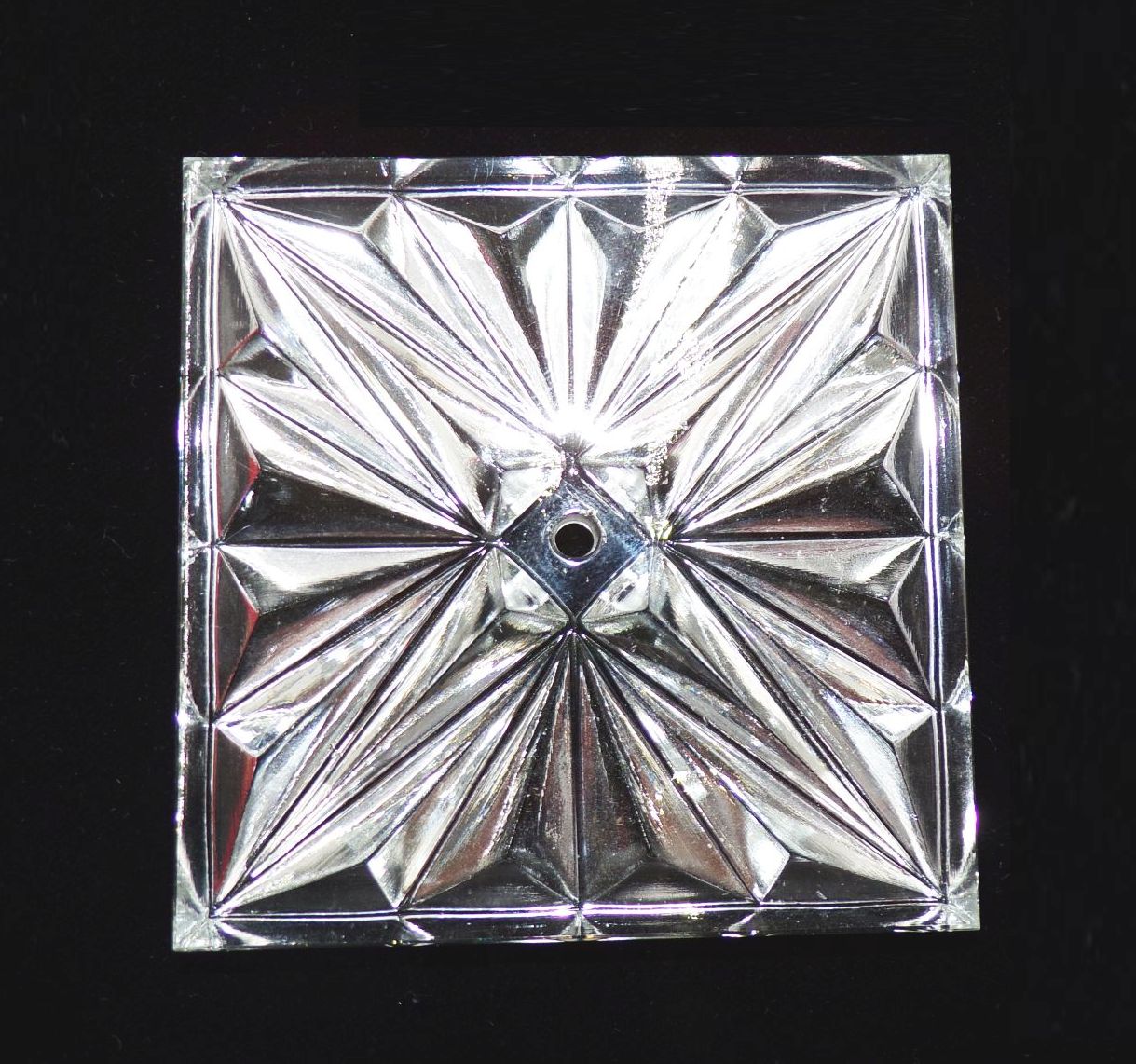 Altes Lampenglas Ersatzglas für DDR Sputnik Pressglas Leuchte 