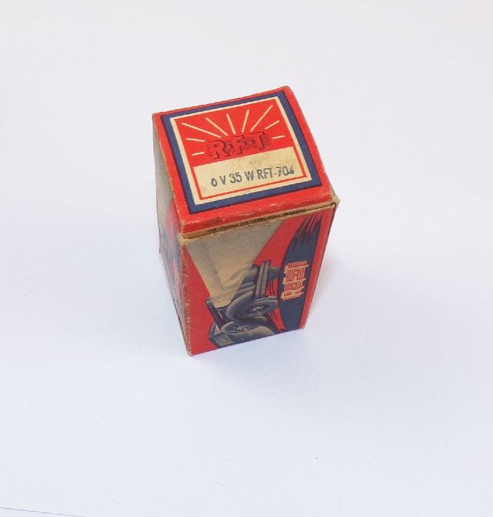 RFT Autolicht 6 V 35 W Originalkarton Auto Lampe Beleuchtung Oldtimer