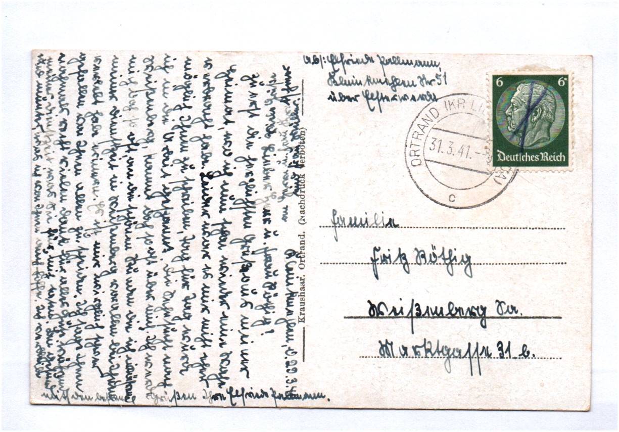 Ak Gruss aus Großmehlen Denkmalsplatz Makensen 1941 