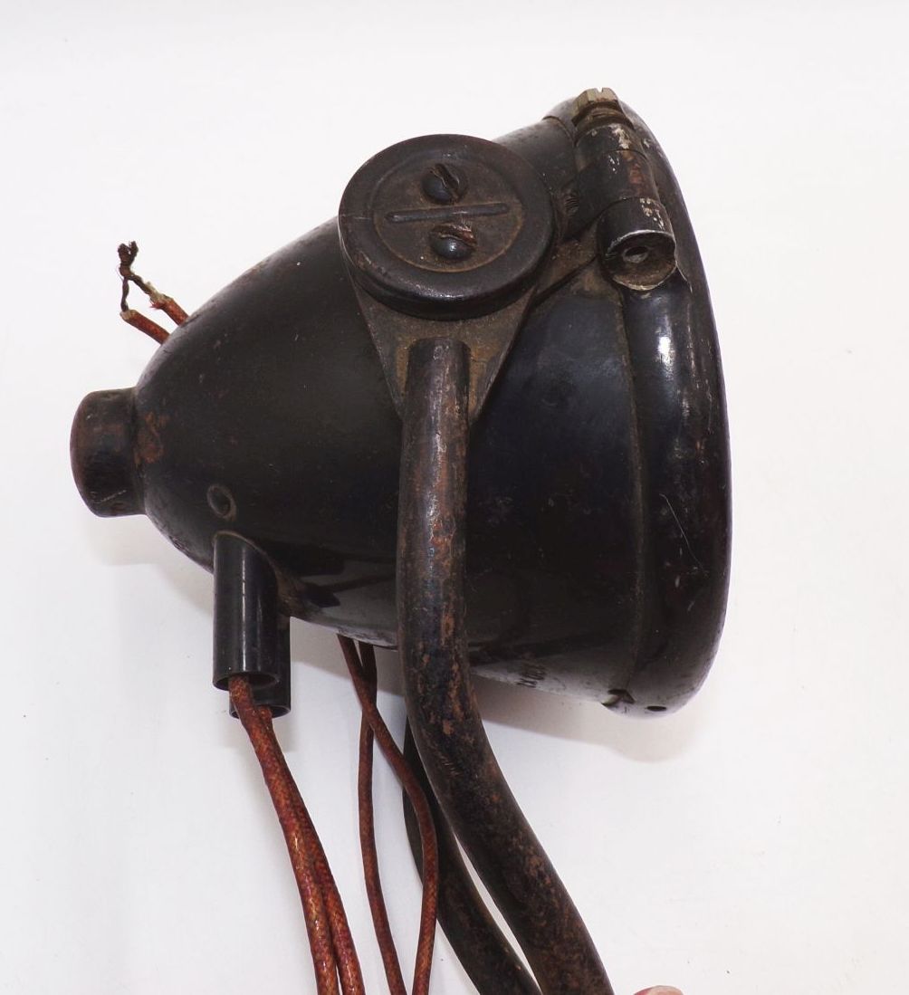 Alter Bosch Schweinwerfer Motorrad Oldtimer Vorkrieg Alter Bosch Schweinwerfer Motorrad Oldtimer Vorkrieg