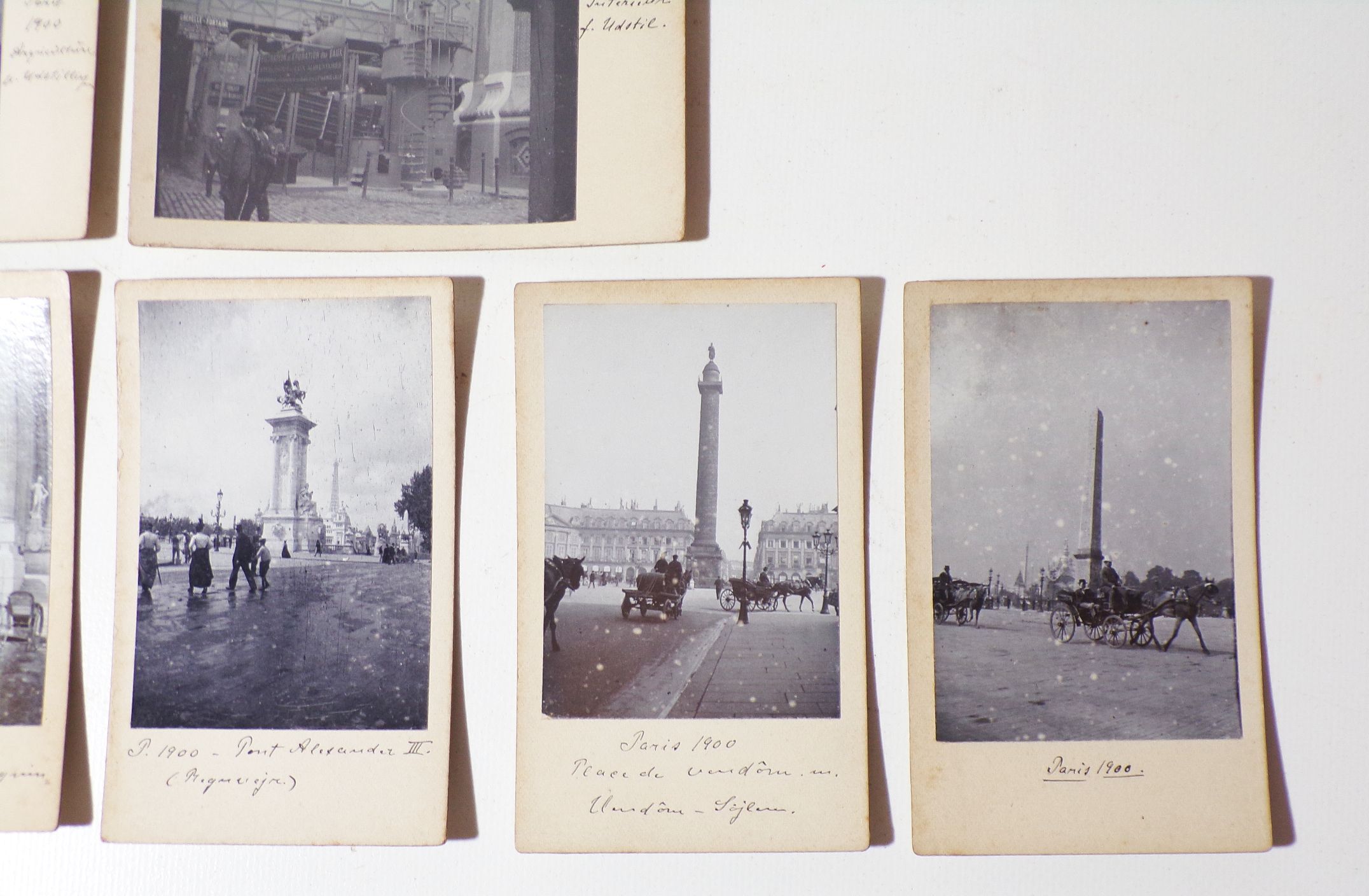 CdV Fotos Weltausstellung Paris 1900 Konvolut Nachlass Fotografie CdV Fotos Weltausstellung Paris 1900 Konvolut Nachlass Fotografie