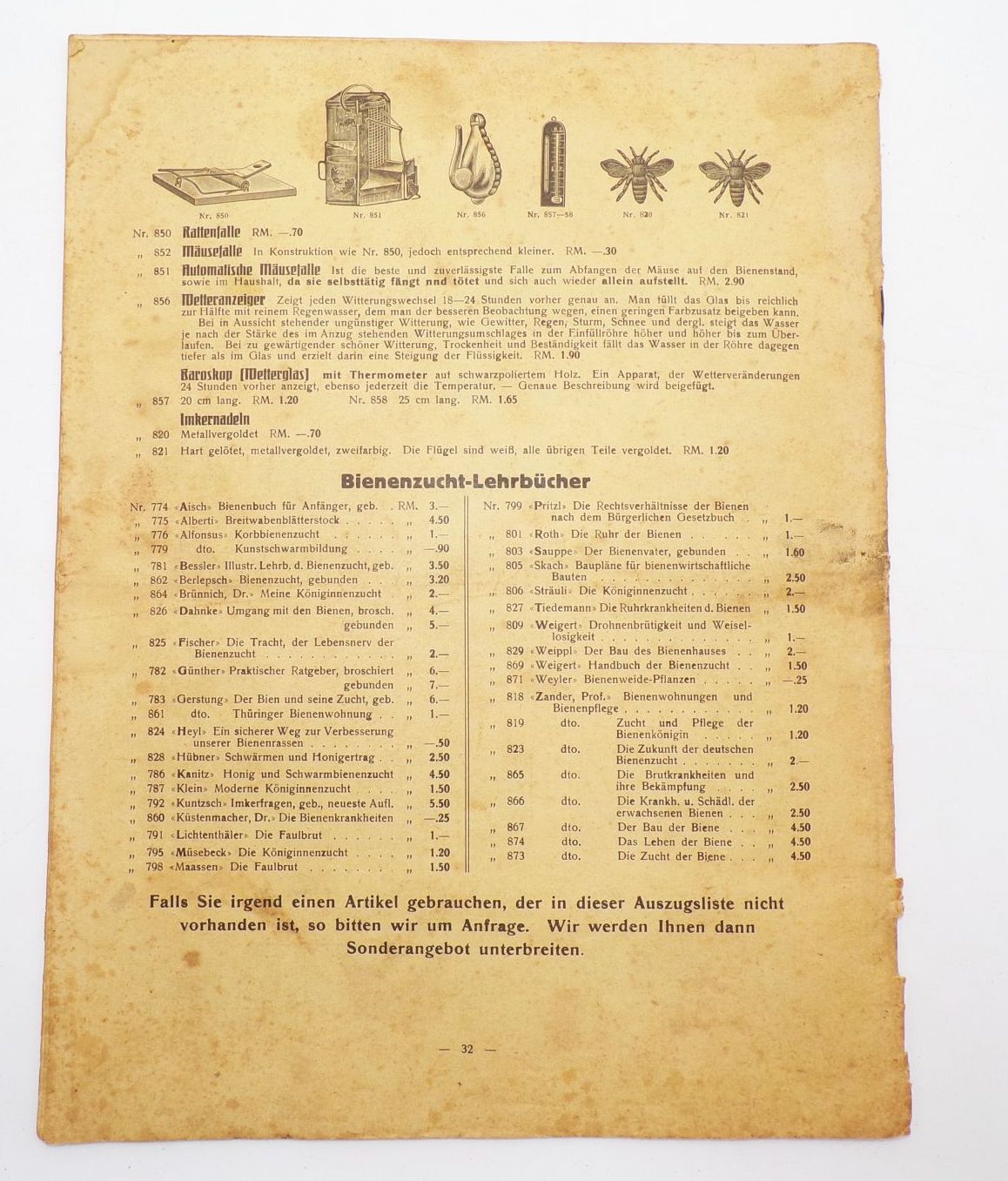 Katalog Carfabrik Sebnitz Sachsen Imkerei Zubehör um 1935 Katalog Carfabrik Sebnitz Sachsen Imkerei Zubehör um 1935