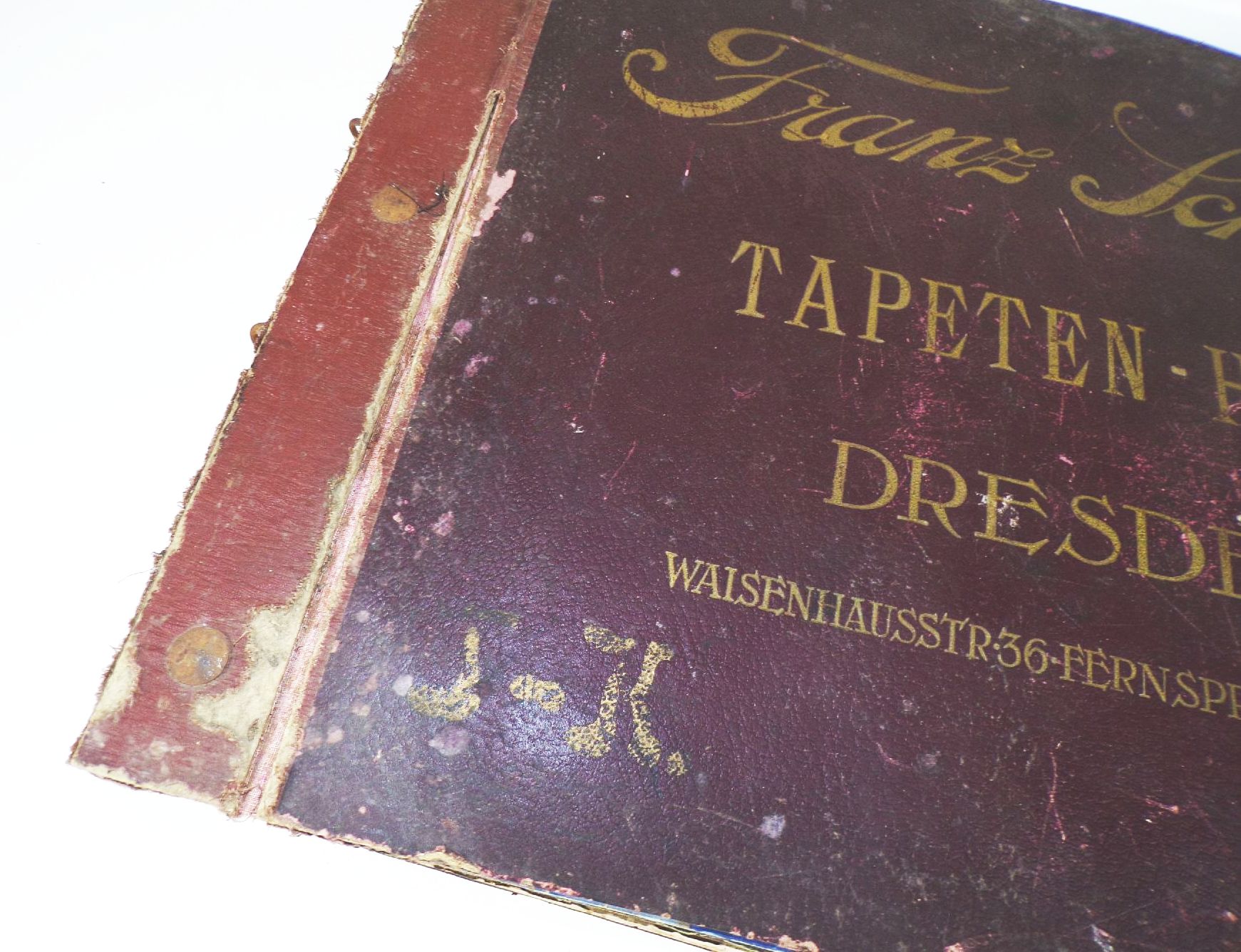 Altes Tapeten Musterbuch Schlote Dresden 1921 Altes Tapeten Musterbuch Schlote Dresden 1921