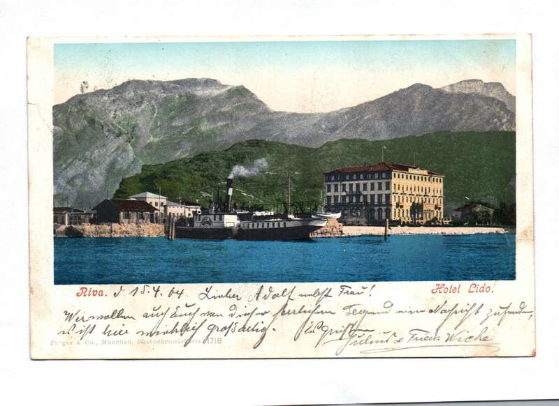 Ak Riva Korrespondenz-Karte 1904 Cartolina di corrispondenza
