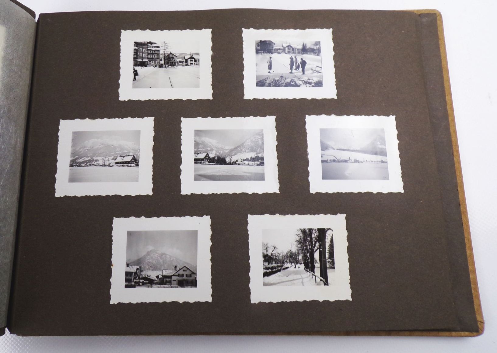 Fotoalbum Zeppelin Dampflok 1930er Sachsen Alpen