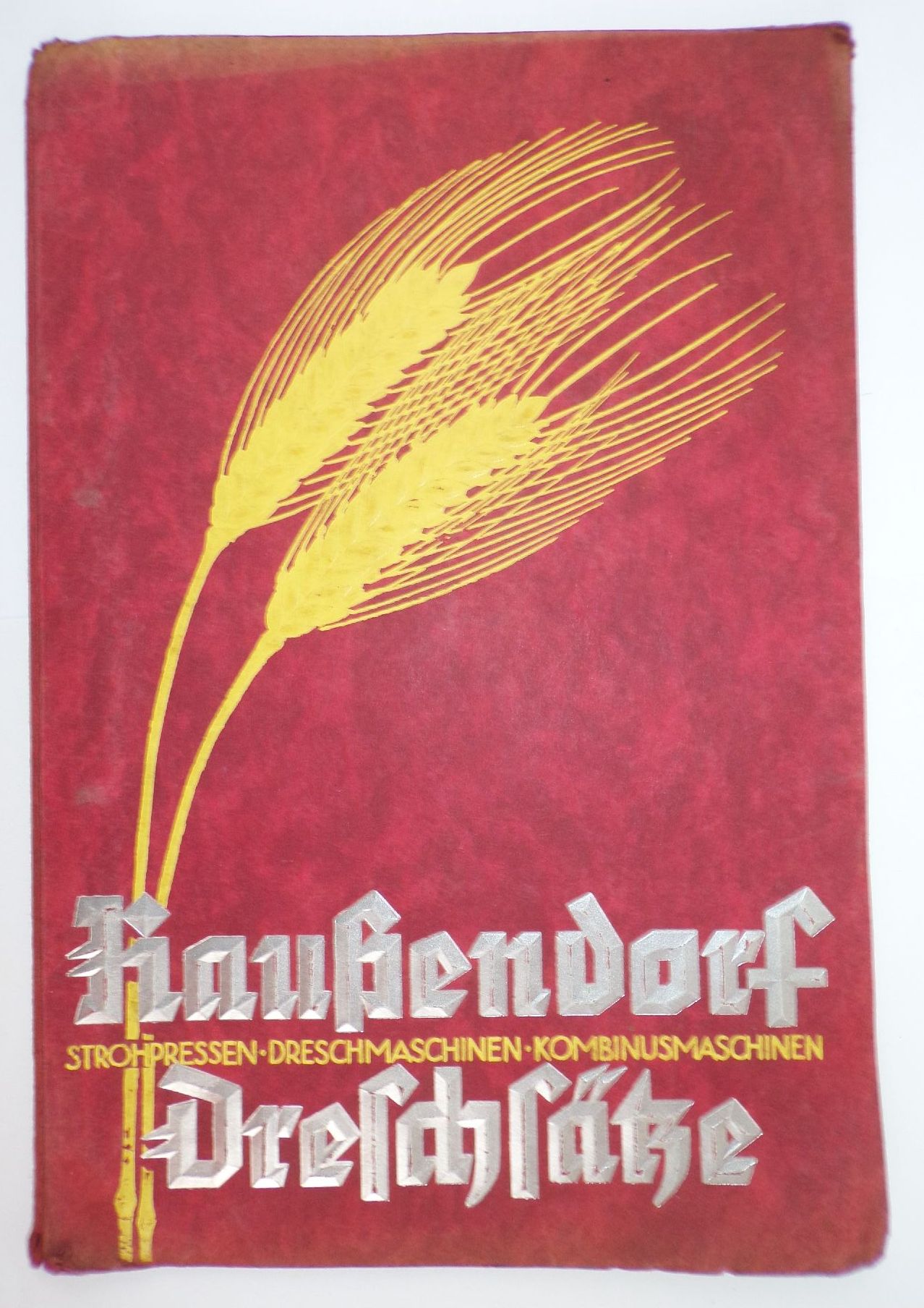 Raussendorf Landtechnik Mappe mit Prospekten um 1935 Reklame Werbung Bauer