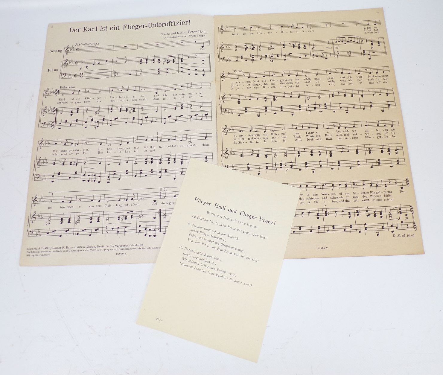 Zackig Zackig ist die Fliegerei 2 Wk WW2 Noten Lieder Peter Holm Notenheft Zackig Zackig ist die Fliegerei 2 Wk WW2 Noten Lieder Peter Holm Notenheft