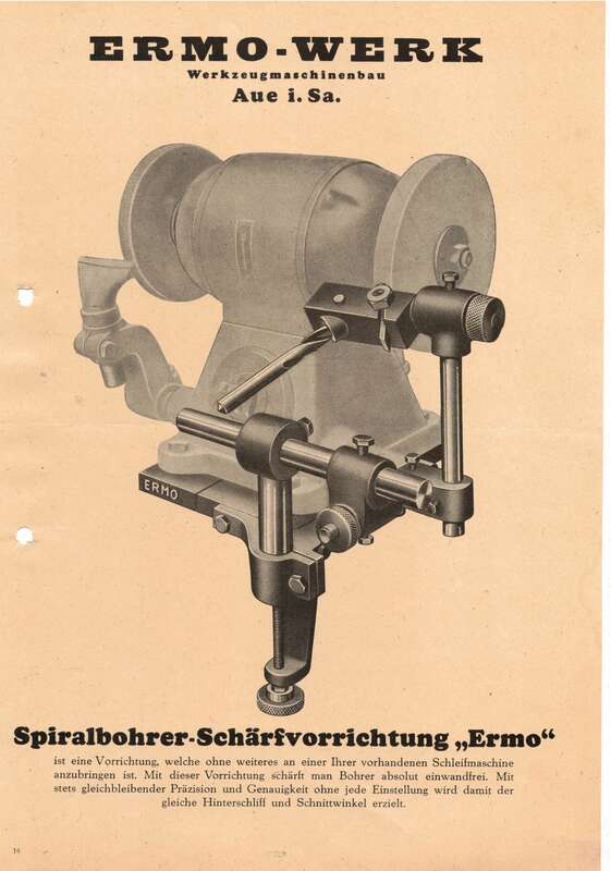 Konvolut Briefkopf Werbepapiere Ermo Werk Werkzeugbau Aue Sa.1946