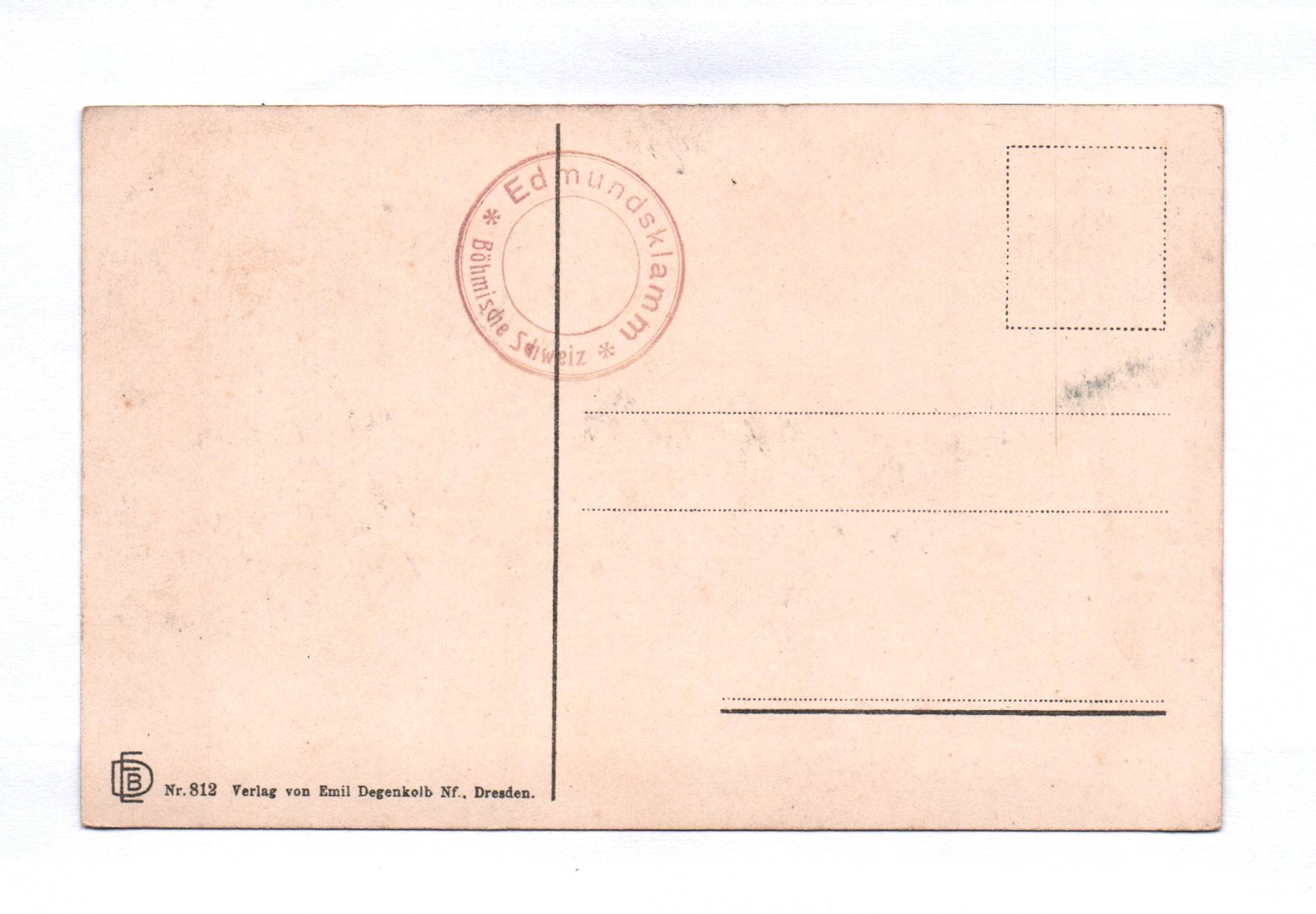 Ak Sächsisch Böhmische Schweiz Partie in Herrnskretschen