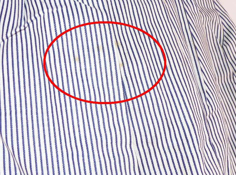 Alte Schürze Damen blau weiß Hausmädchen Bedienstete Leinen Kittel vintage