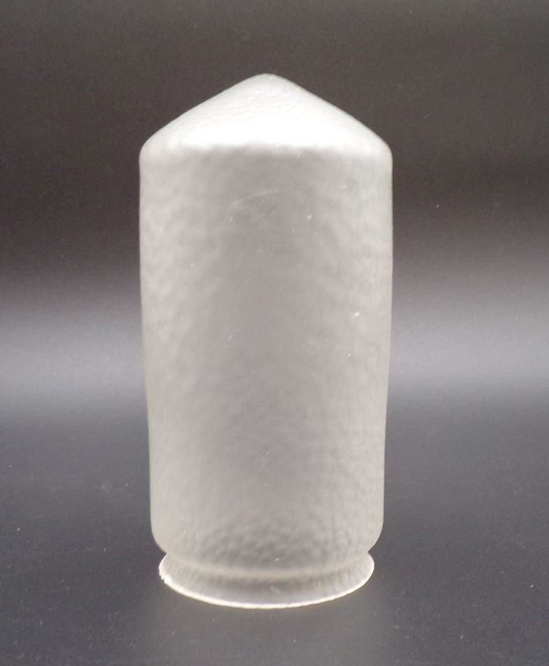 Alter Lampenschirm Lampenglas Zylinder Wandlampe Milchglas Struktur 