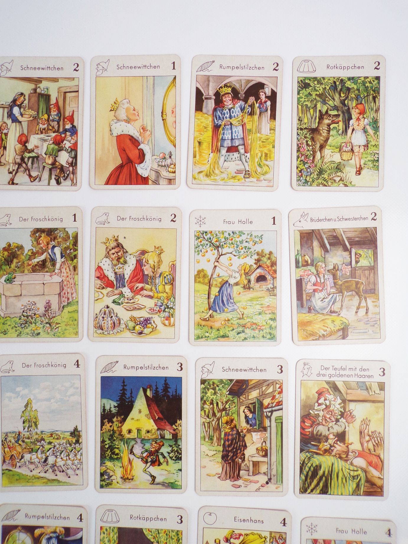 Im Märchenland Quartettspiel und Schwarzer Peter 1956 Neubert Im Märchenland Quartettspiel und Schwarzer Peter 1956 Neubert