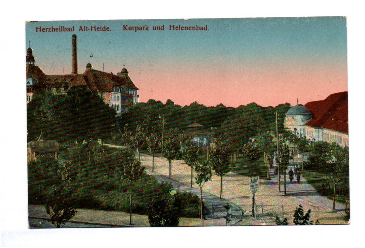Ak Bad Altheide Kurpark und Helenenbad Schlesien Polen Polanica Zdrój Ak Bad Altheide Kurpark und Helenenbad Schlesien Polen Polanica Zdrój