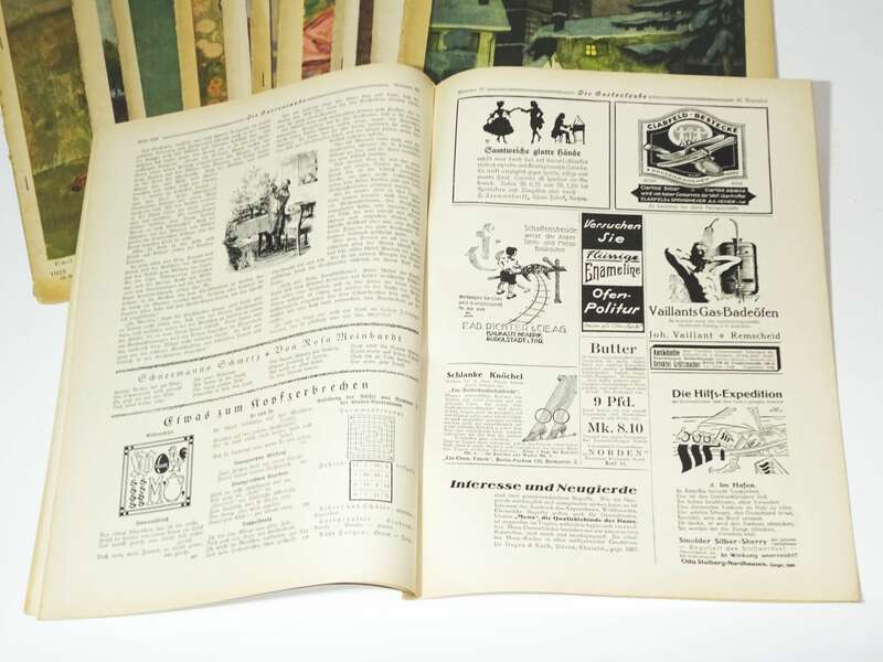 Konvolut Die Gartenlaube 1925 Zeitschrift vintage
