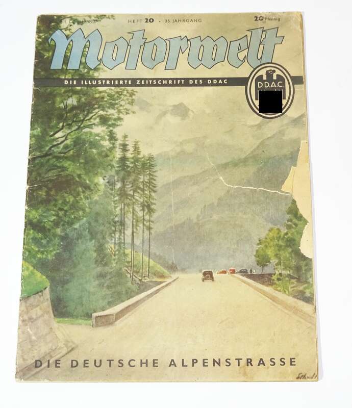 Motorwelt illustrierte Zeitschrift des DDAC Heft 20 / 1937 Eyston !
