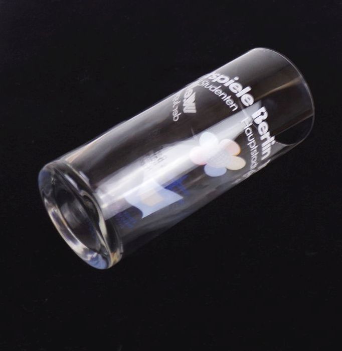 Altes Glas Weltfestspiele Berlin 1973 FDJ Kohle und Energie Bezirk Cottbus