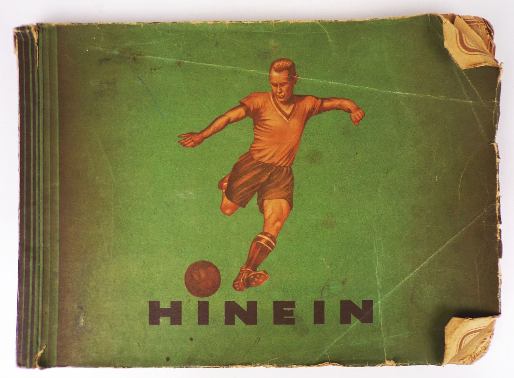 Hinein Fußball Sammelbilderalbum Cigarettenfabrik Müller Dresden um 1930 Hinein Fußball Sammelbilderalbum Cigarettenfabrik Müller Dresden um 1930