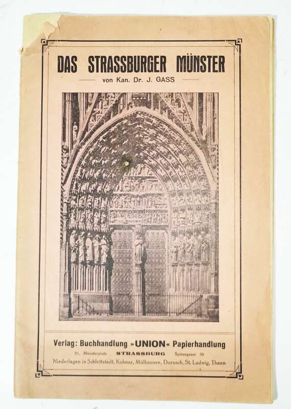 Altes Heft Der Strassburger Münster Straßbourg (H10