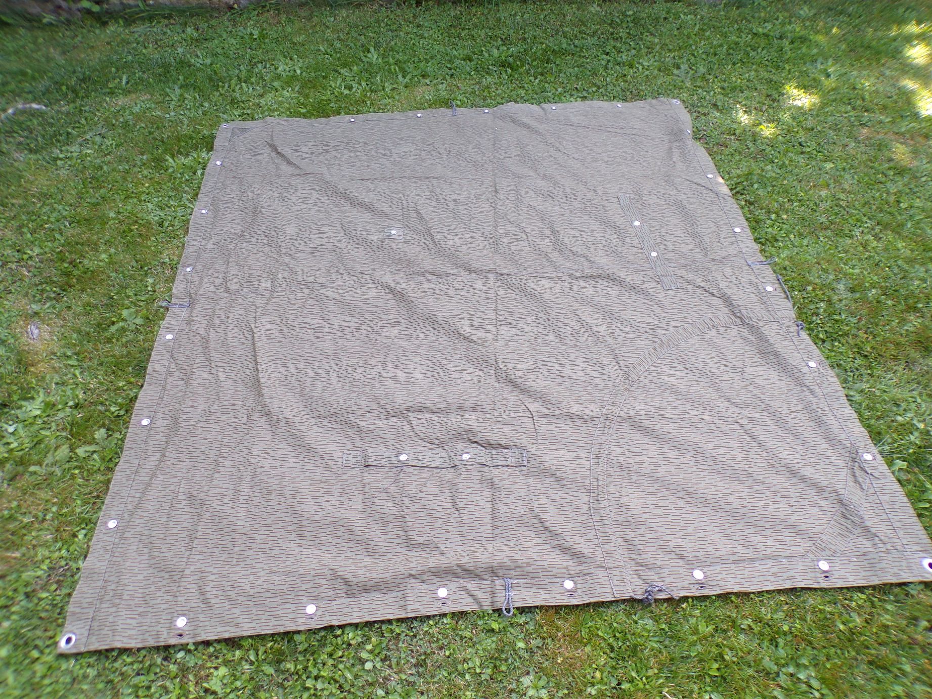 NVA Zeltplane Ein Strich kein Strich GDR 