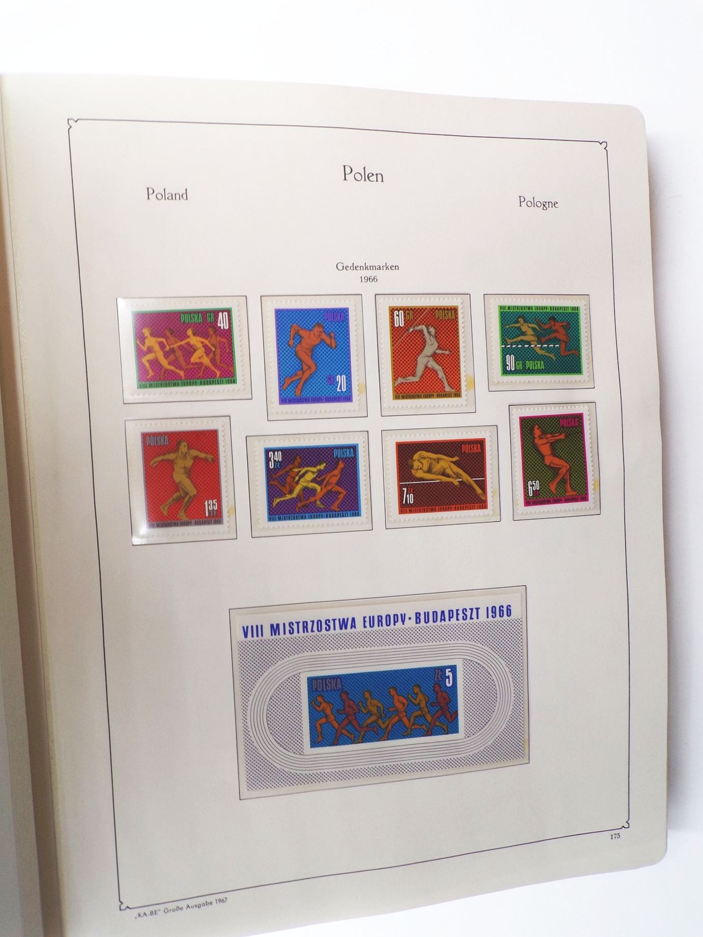 Polen Briefmarkenalbum 1966 bis 1974 Polen Briefmarkenalbum 1966 bis 1974
