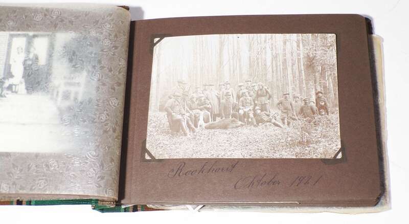 Altes Fotoalbum Jagd Wulfshafen Rookhorst Warnemünde Strandfotos ab 1921