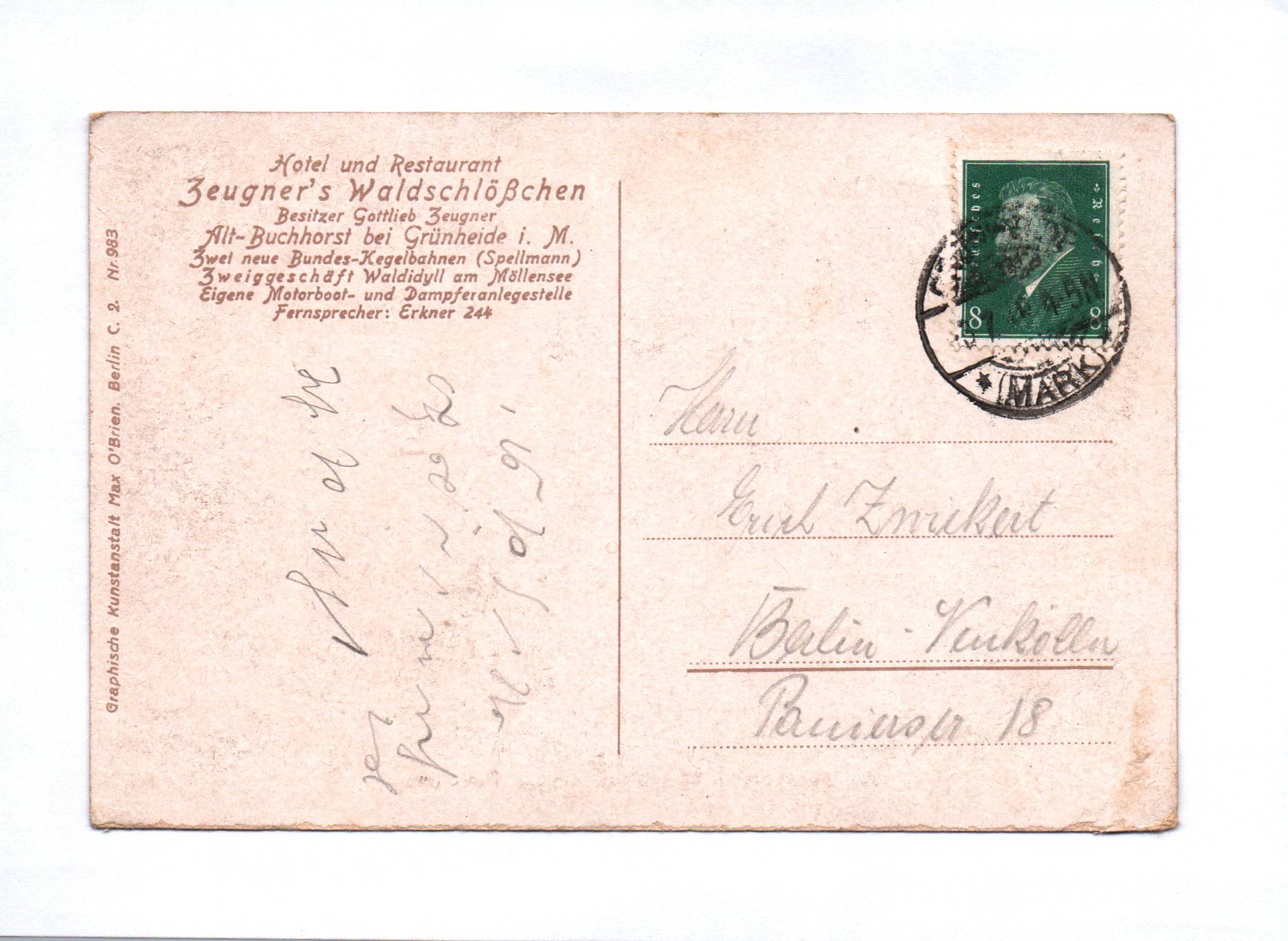 Ak Alt Buchhorst Uferpartie am Peetzsee Dampfschiff DR Ak Alt Buchhorst Uferpartie am Peetzsee Dampfschiff DR