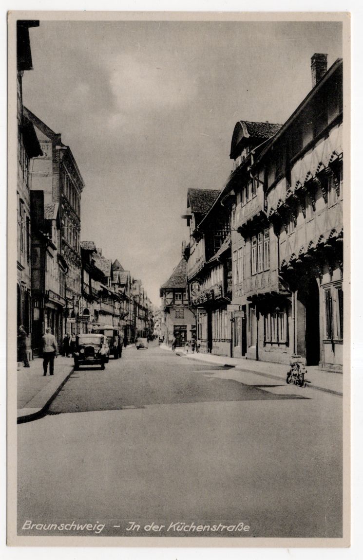 Ak Braunschweig In der Küchenstraße 