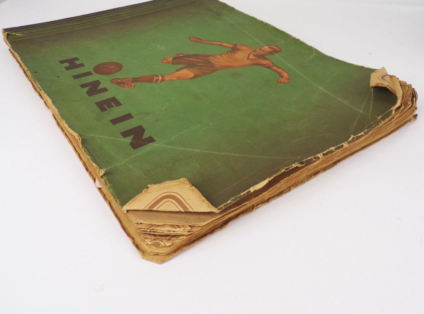Hinein Fußball Sammelbilderalbum Cigarettenfabrik Müller Dresden um 1930 Hinein Fußball Sammelbilderalbum Cigarettenfabrik Müller Dresden um 1930
