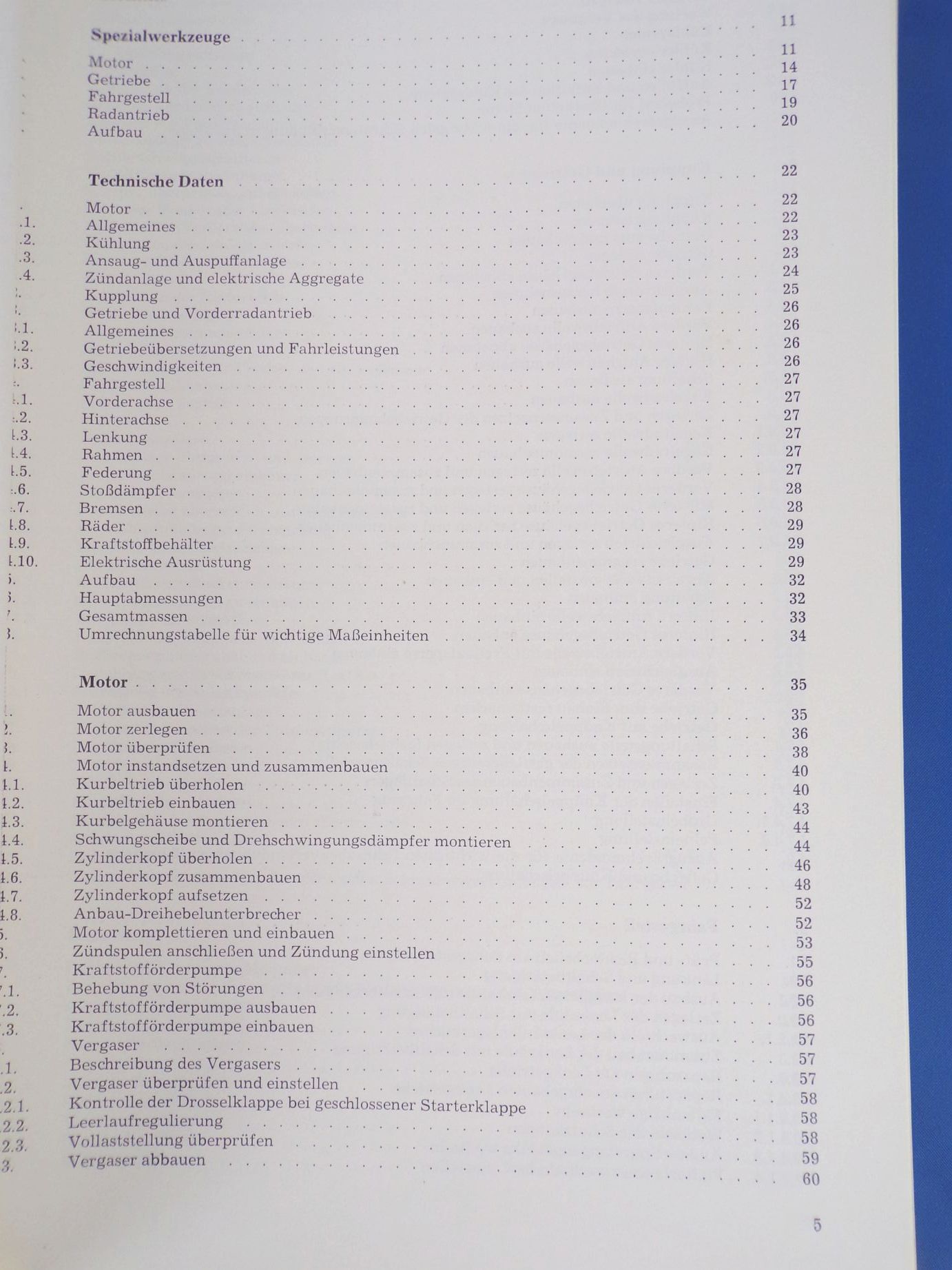 Wartburg 353 W Reparaturhandbuch Workshop DDR 1977