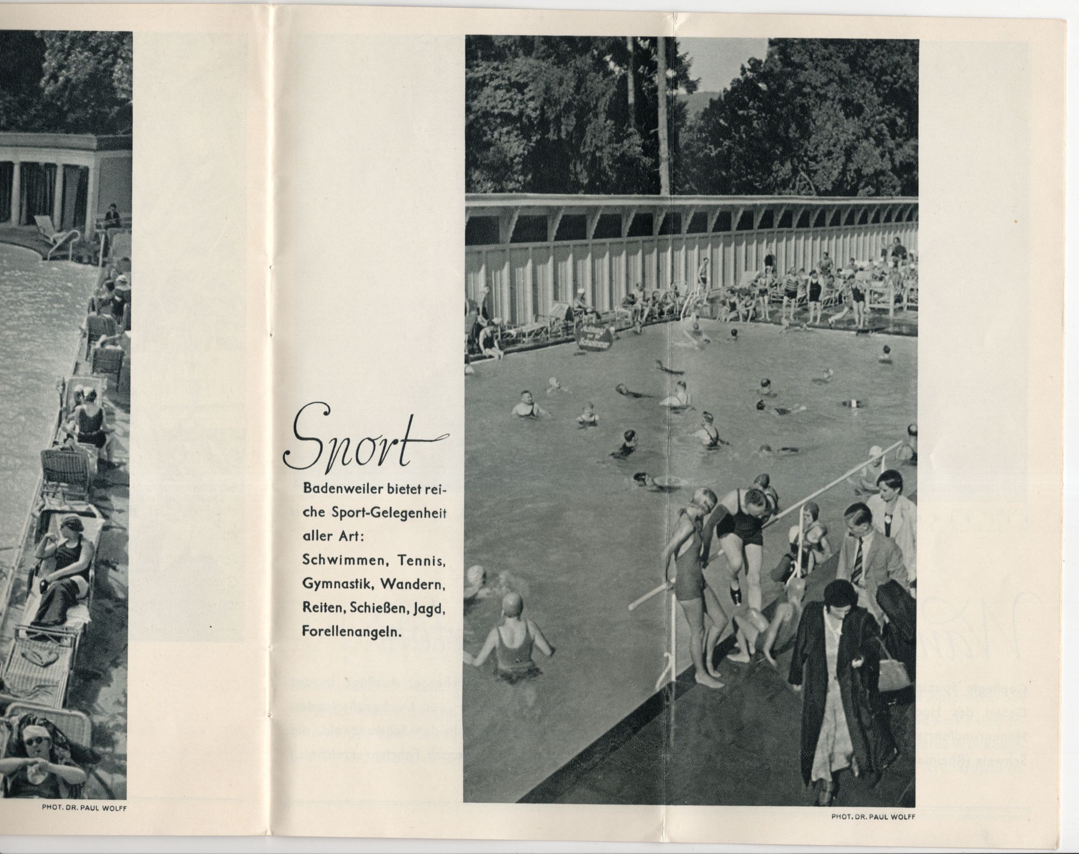 Altes Reiseprospekt Badenweiler Thermalbad 1936 Breisgau Altes Reiseprospekt Badenweiler Thermalbad 1936 Breisgau