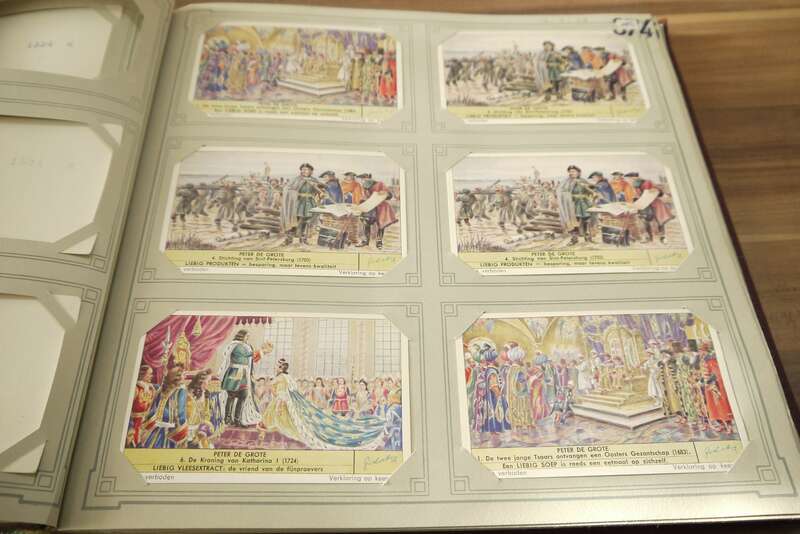 Chromo Liebig Sammelbilder Album ca 51 Seiten 302 Karten