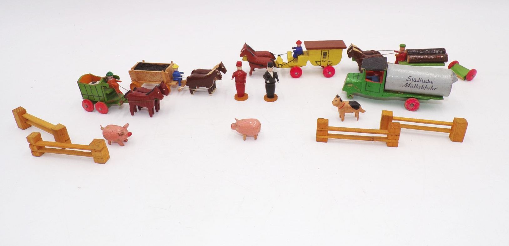 Erzgebirge Gespanne Figuren Miniaturen 