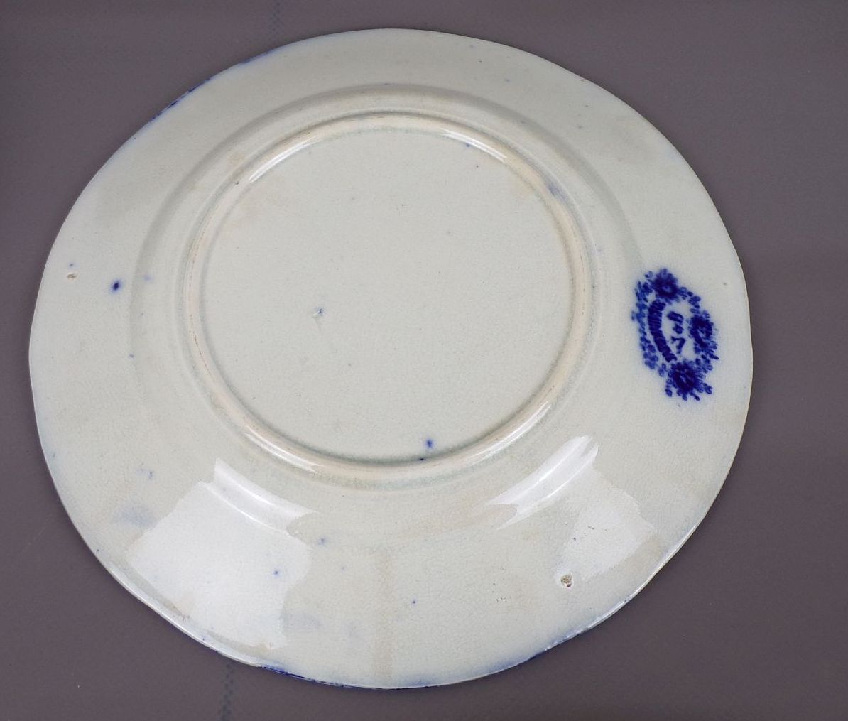 Villeroy Boch Jardiniere Blau 6 Teller Speiseteller Antik Villeroy Boch Jardiniere Blau 6 Teller Speiseteller Antik