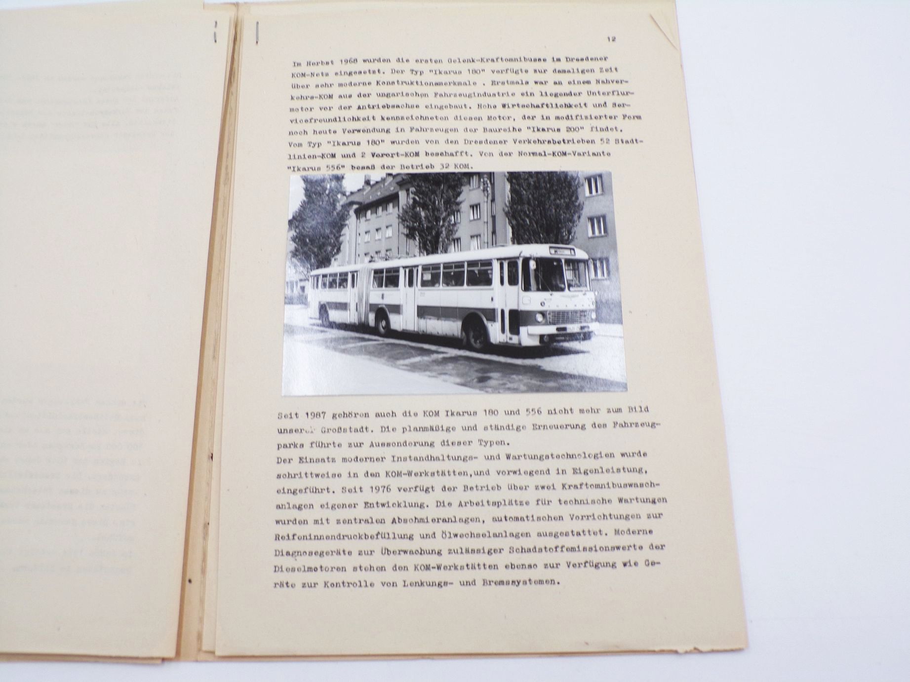 75 Jahre Omnibus Verkehr in Dresden 1989 Fotos 