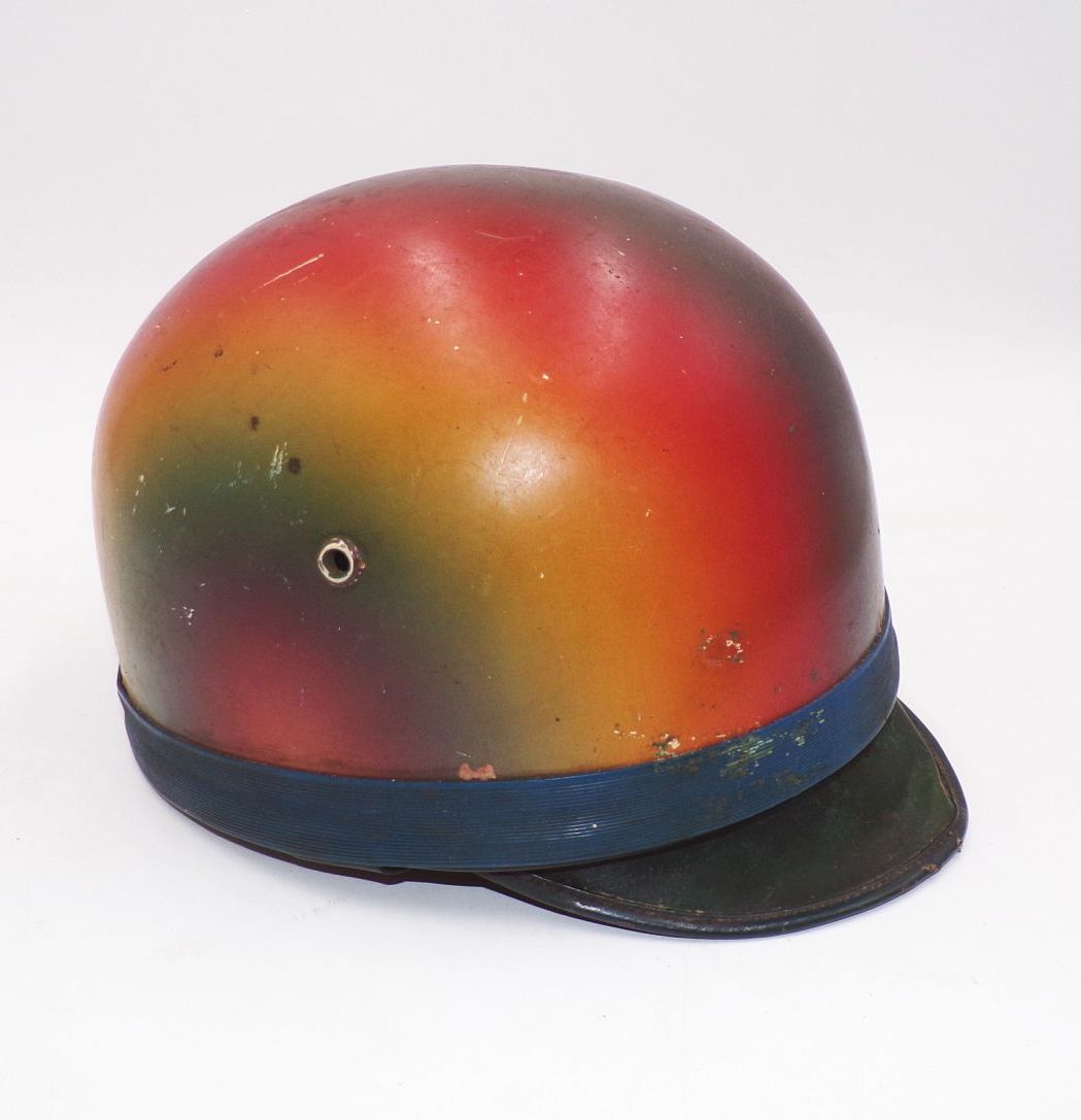 Alter Rehnania Mopedhelm Größe 55 Sturzhelm Oldtimer Vintage Regenbogen Alter Rehnania Mopedhelm Größe 55 Sturzhelm Oldtimer Vintage Regenbogen